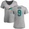 Ash Women's Jonnu Smith Miami Dolphins Logo Slim Fit T-Shirt -